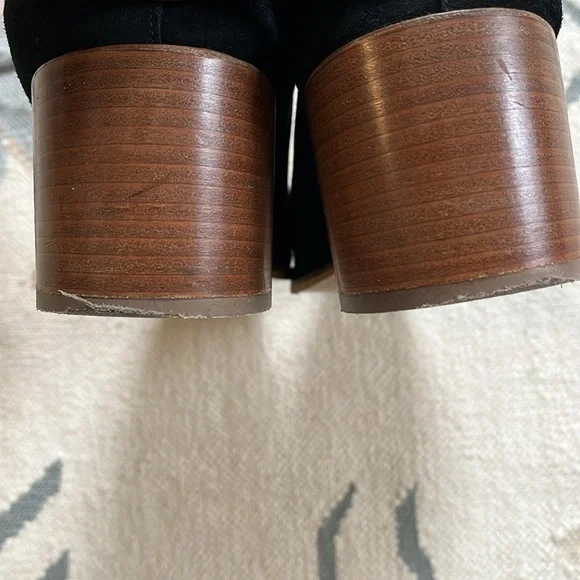 Everlane - Black Suede Mules / Boots - Picture 8 of 9